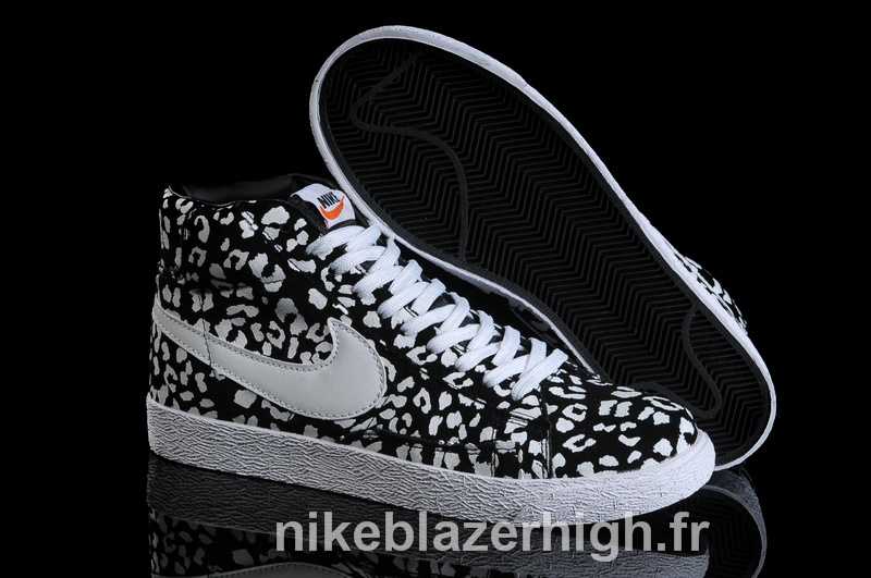 Nike Blazer High Black White Magasins En Ligne Colore Nike Blazer Basse